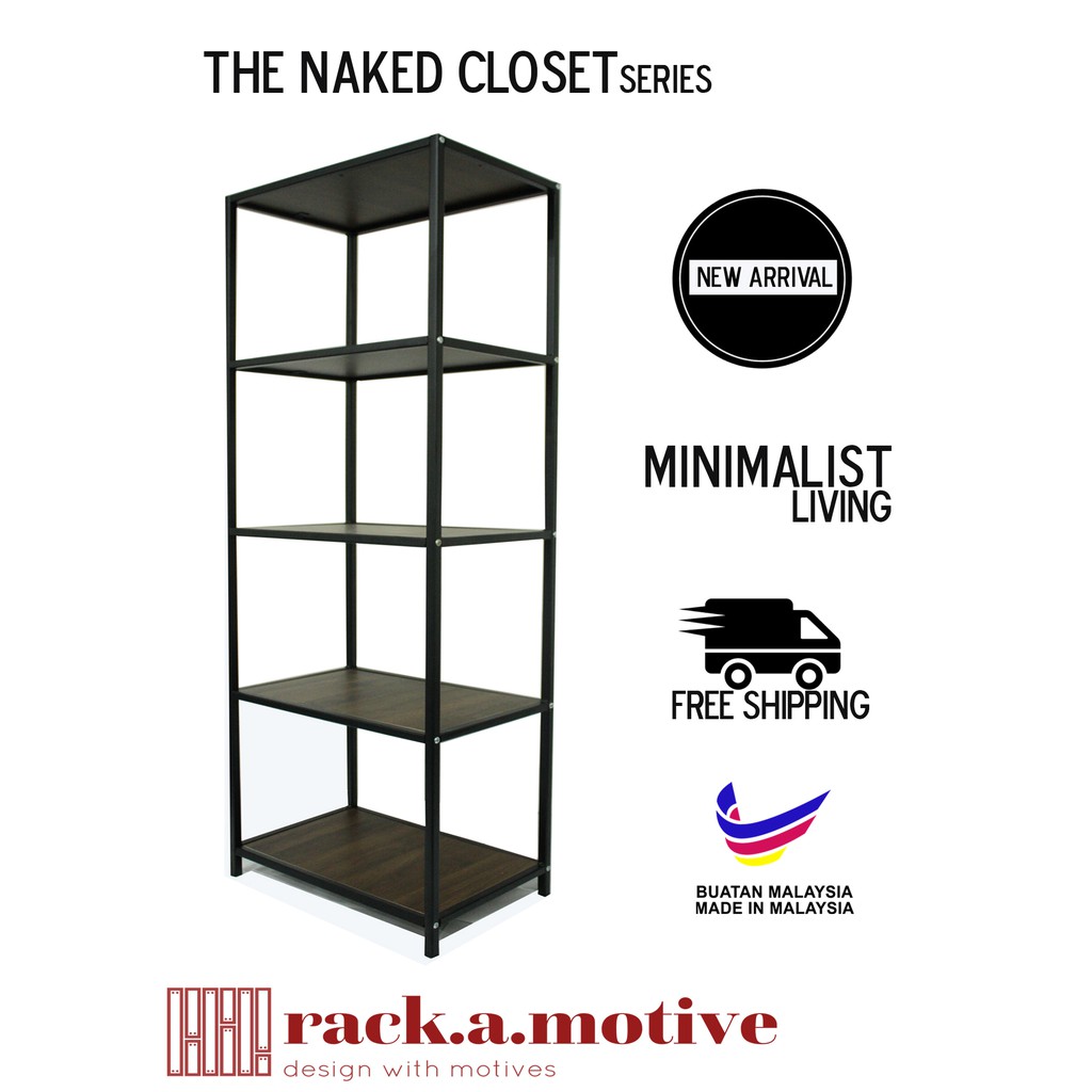 55x35x175cm Open Shelf Shopee Malaysia