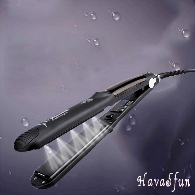 plugged in wet and dry flat iron