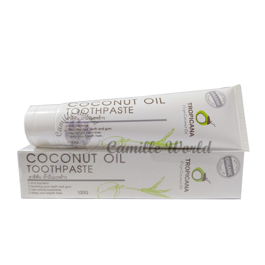 TROPICANA COCONUT OIL TOOTHPASTE 100G Shopee Malaysia