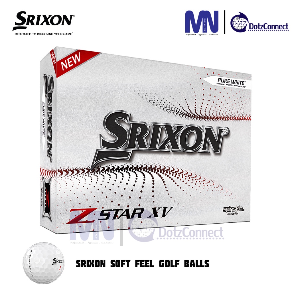 Srixon ZStar XV 7 Golf Balls WHITE ( ONE DOZEN ) ( NEW ) Shopee Malaysia