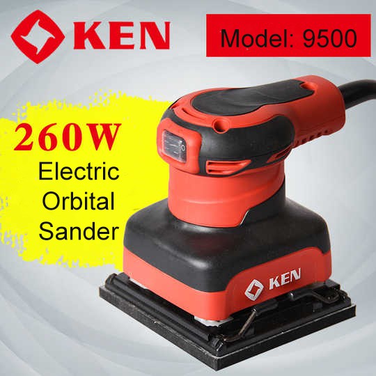 [ 1 SET ] Ken 9500 260W Electric Orbital Sander Orbital Elektrik