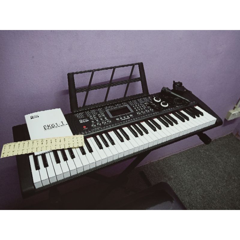 Electric Electronic Keyboard Piano 61keys EK61T Shopee Malaysia