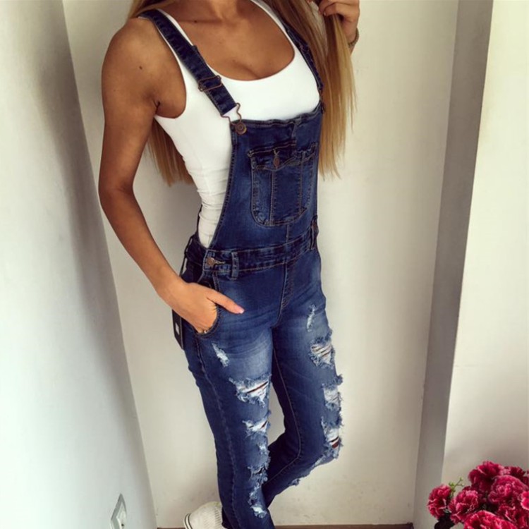 sexy denim overalls