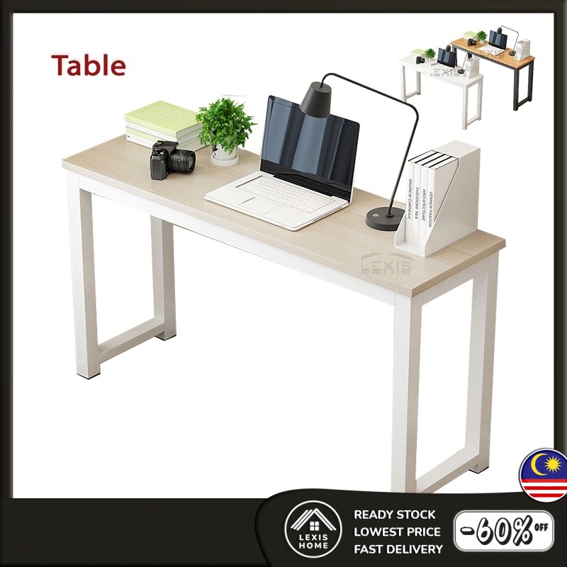 LEXIS L120cm Home Office Rectangular Table Writing Computer Desk Modern ...