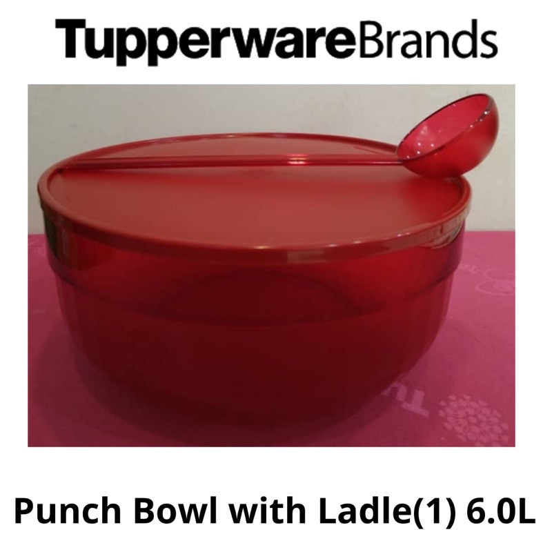tupperware punch bowl with ladle Shopee Malaysia