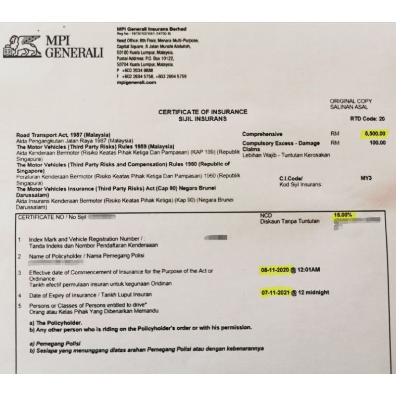 Mpi Generali Insurans Berhad Address - Mpi Generali Launches Premium