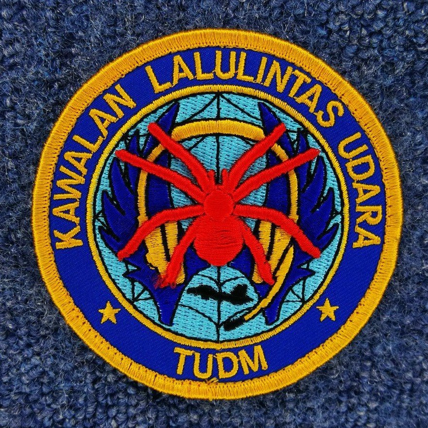 Buy Patch Kawalan Lalulintas Udara 3d Embroidered Seetracker Malaysia