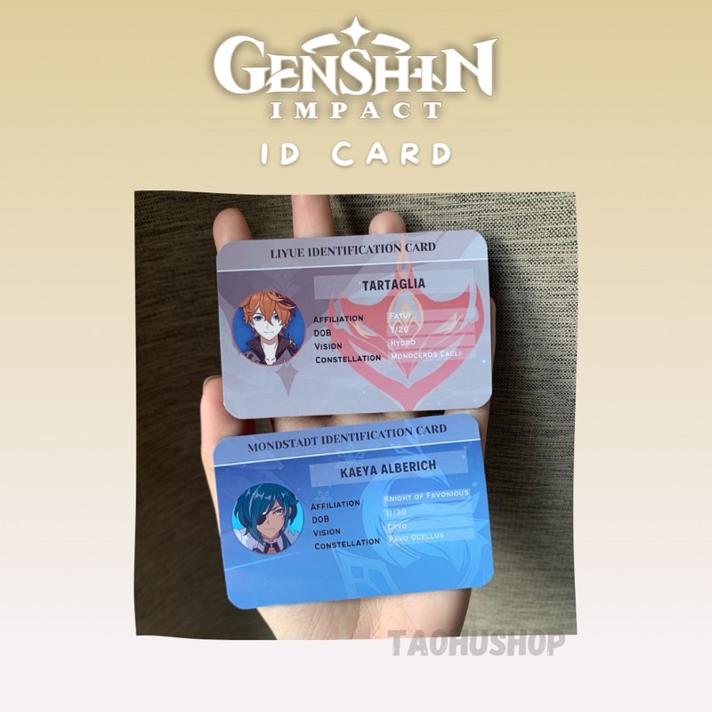 Genshin Id Card