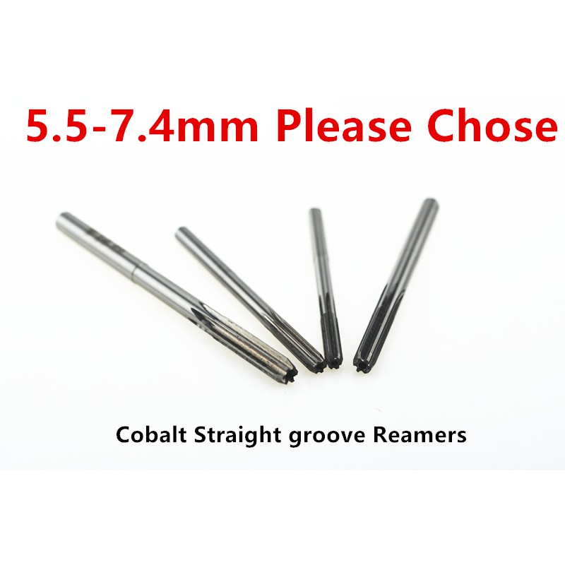 1pcs 5.5-7.4mm H8 Chucking Cobalt M35 Reamers Sila pilih spesifikasi yang anda perlukan