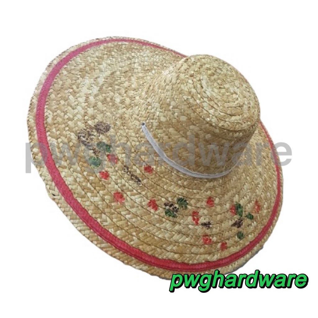 20" GRASS HAT / STRAW HAT / BIG GARDENING HAT / TOPI KEBUN BESAR / 20