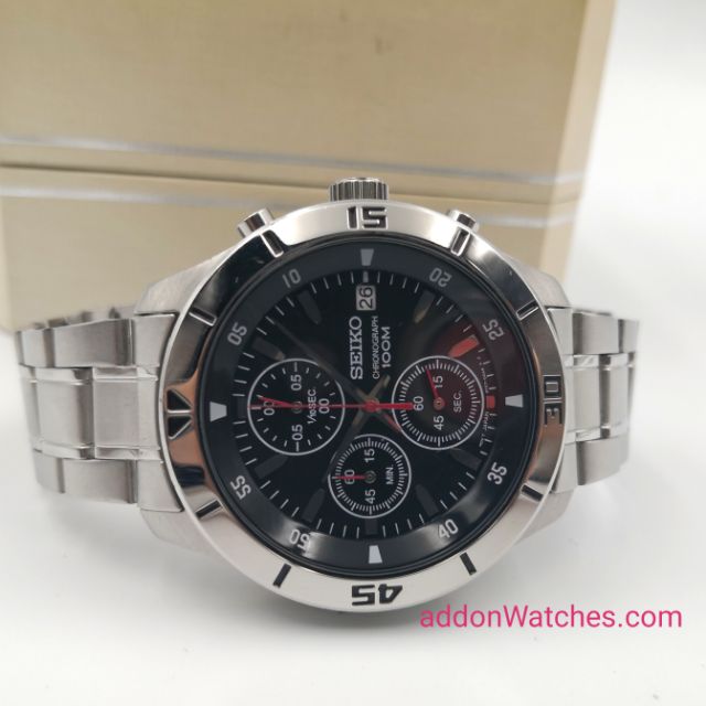 Seiko Chronograph 100M Quartz Watch | Shopee Malaysia