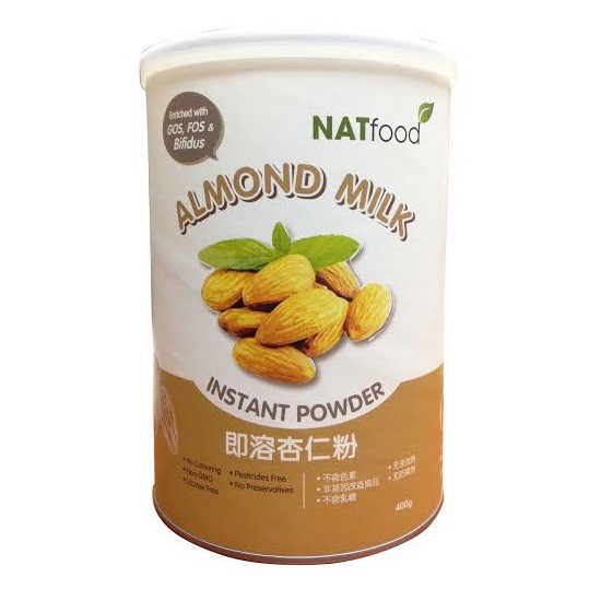 NATFOOD ALMOND MILK POWDER 400GM Shopee Malaysia