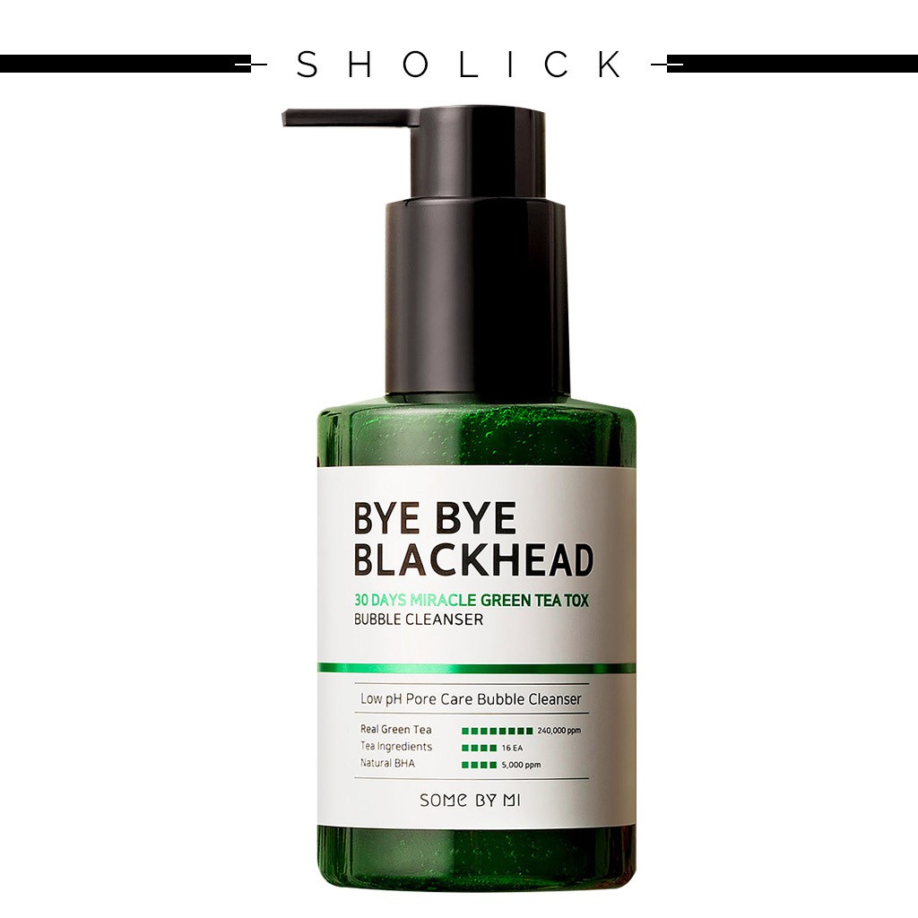[SOME BY MI] Bye Bye Blackhead 30 Days Miracle Green Tea Tox Bubble