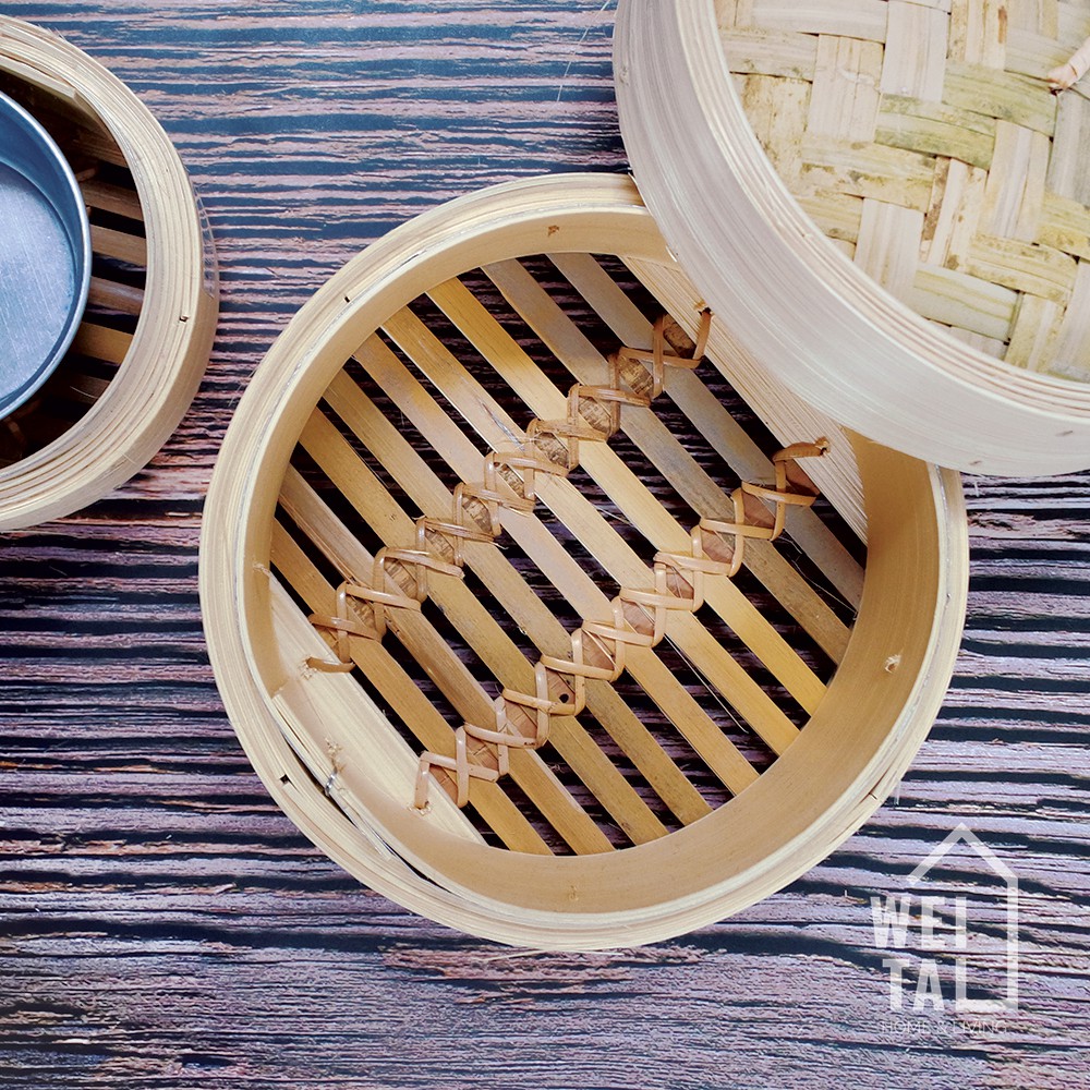 Bamboo Steamer Dim Sum Steamed Bun Steamer Basket Chinese Traditional