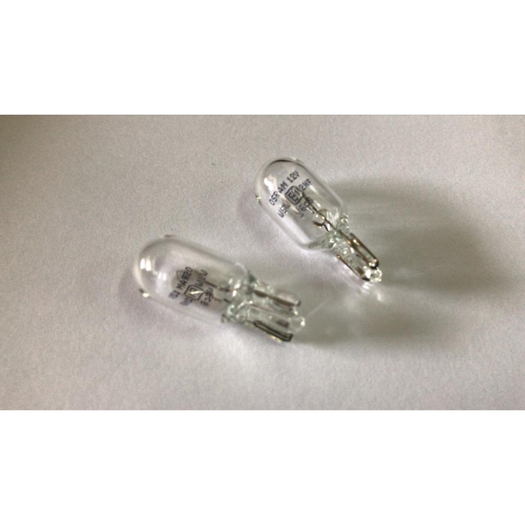 COPPIA LAMPADE LAMPADINE POSIZIONE TARGA W5W T10 OSRAM NEXT GENERATION 4000K 12V