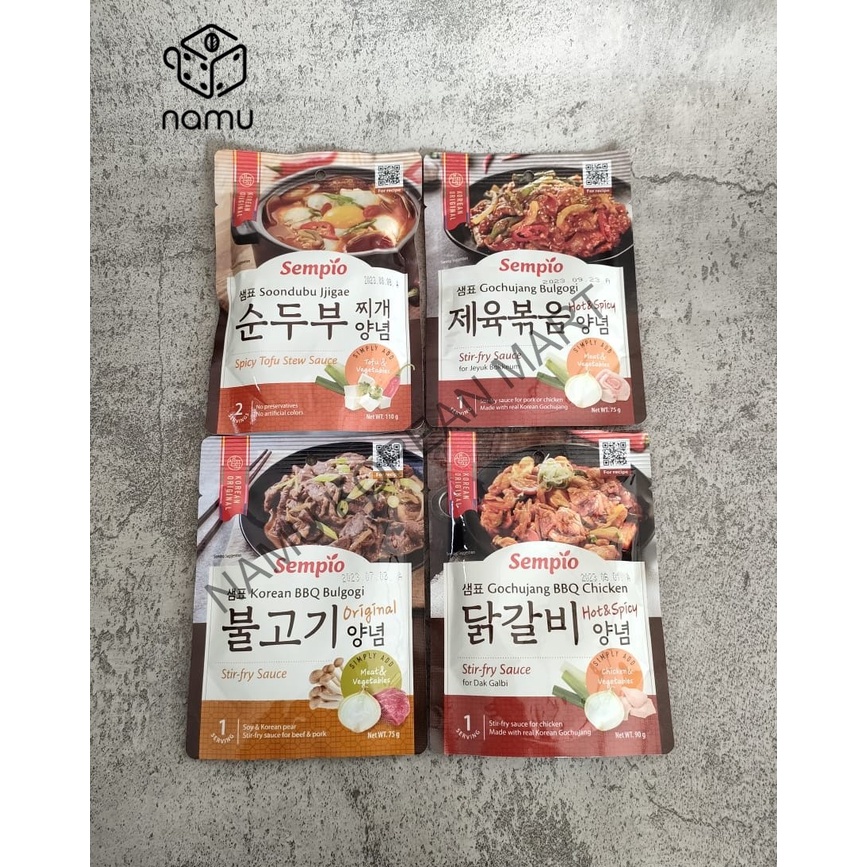 Sempio Korean Sauce Korean Instant Sauce / BBQ / Bulgogi / Gochujang