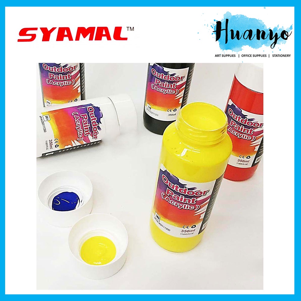 Syamal Outdoor Acrylic Colour Paint 700ML (Per Bottle) Shopee Malaysia