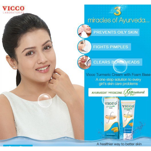 vicco turmeric foam base