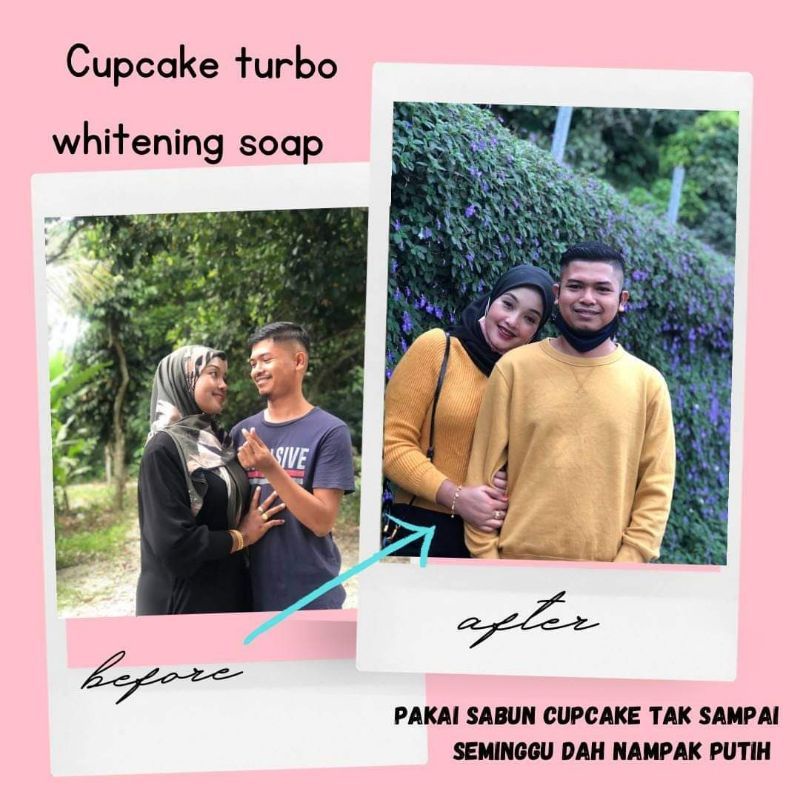 Cupcake turbo whitening soap
