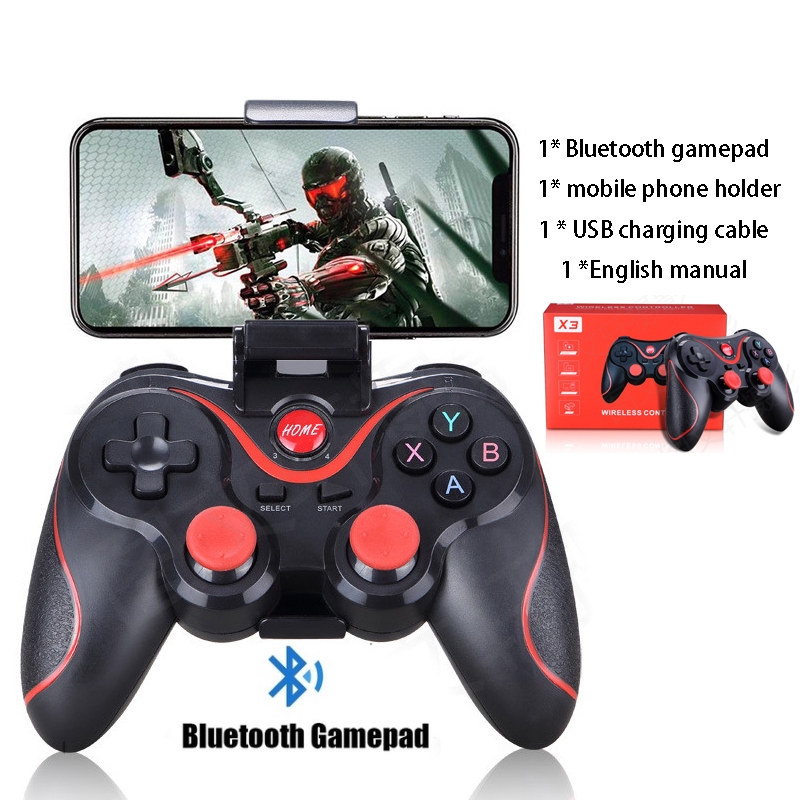 Gen Game X3 Wireless Bluetooth Gamepad Game Controller For Ios Android Smartphones Tablet Windows Pc Tv Box Shopee Malaysia