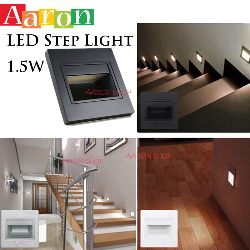 1.5W/1W LED Wall Recessed indoor Step Stairs Lamp Ground Footlight