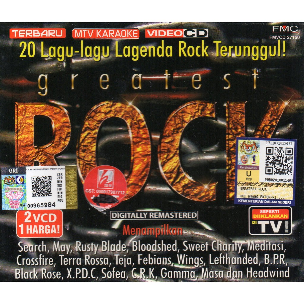 Greatest Rock 20 Lagu Lagu Lagenda Rock Terunggul Mtv Karaoke 2 Vcd Search May Rusty Blade Bloodshed Shopee Malaysia Download lagu terbaru 2019, gudang lagu mp3 gratis terbaik 2019. greatest rock 20 lagu lagu lagenda rock terunggul mtv karaoke 2 vcd search may rusty blade bloodshed