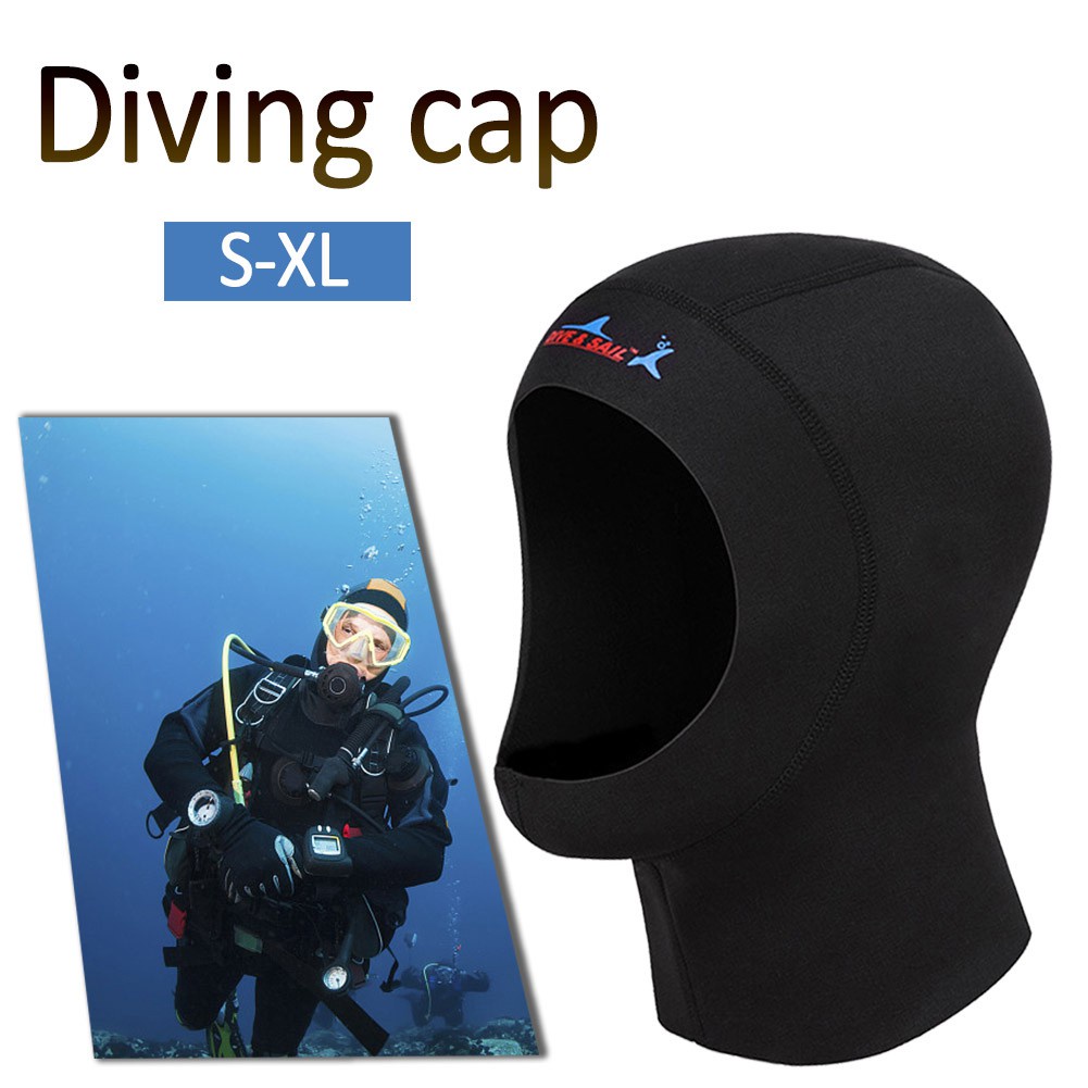 3mm Neoprene Scuba Diving Snorkeling Neck Hat Full Face Cap/Gloves/Socks 
