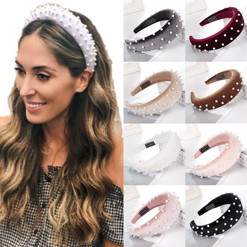 Sponge Thick Velvet Headbands Women Hair Accessories Band Wide