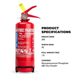 Fire Fighter Portable Fire Extinguisher Pemadam Api (1kg) for Home ...