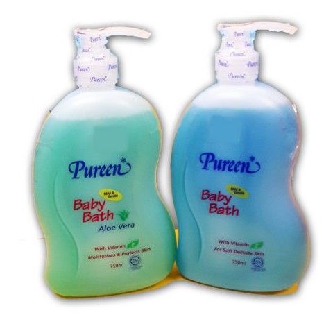 Clearance Exp 11 19 Pureen Baby Bath 750ml Aloe Vera With Vit E Shopee Malaysia