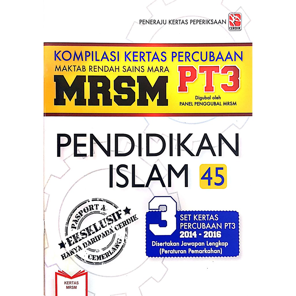 Kompilasi Kertas Percubaan Mrsm Pt3 Pendidikan Islam Cerdik Ready Stock Shopee Malaysia