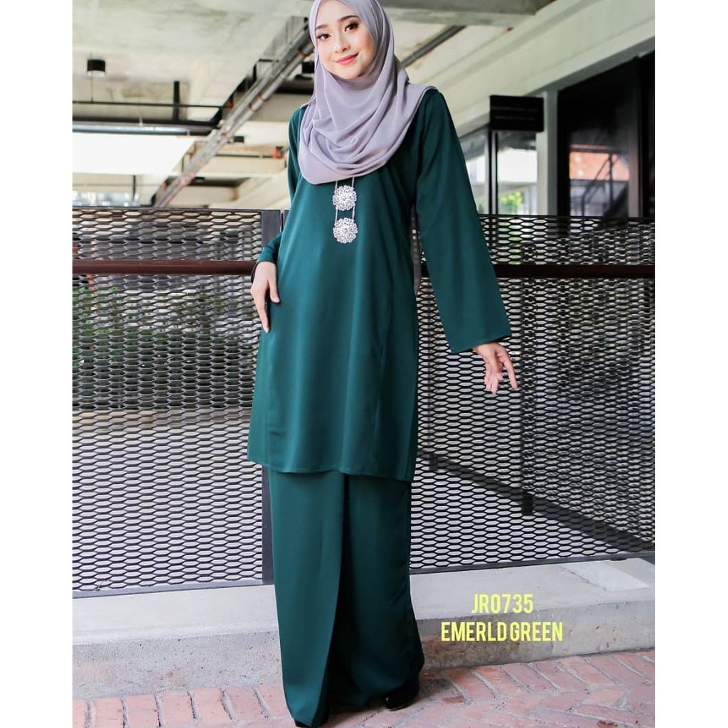  BAJU  KURUNG  PLAIN  RIAU  PAHANG  JELITA Shopee Malaysia