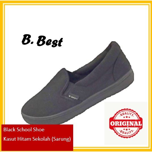 B Best Kasut Sekolah Hitam Black School Shoes Kasut Hitam Sekolah