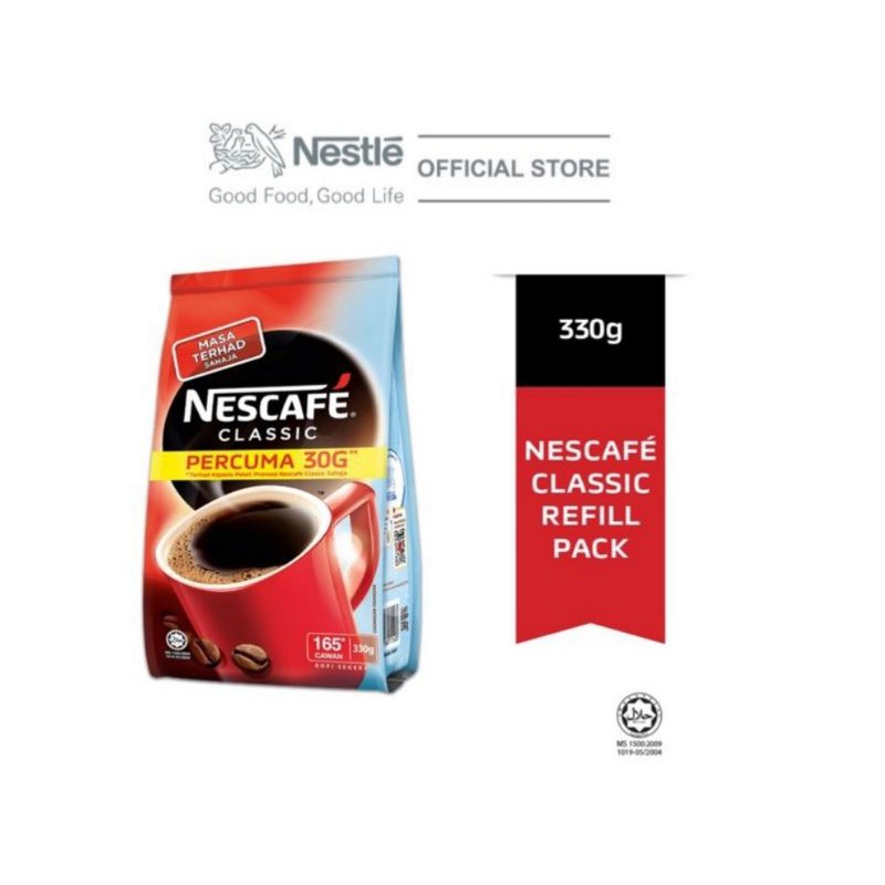 Nescafe Classic Refill 300g 330g Shopee Malaysia