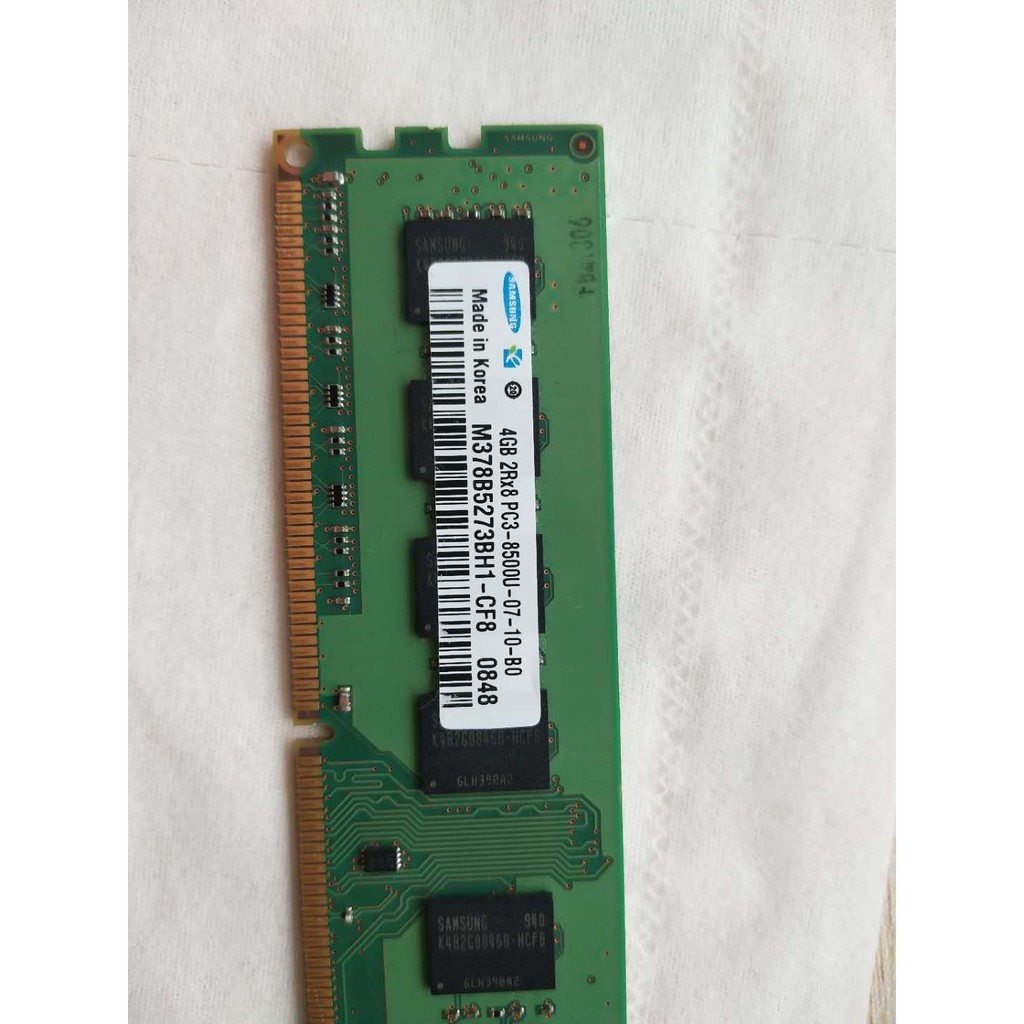 Samsung 4GB DDR3 1066M​Hz PC Desktop Memory PC3-8500 DIMM RAM 240pin |  Shopee Malaysia