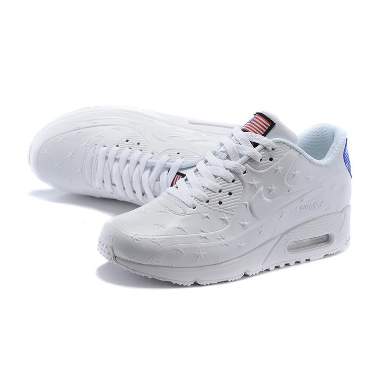 2015 NIKE AIR MAX 90 HYPERFUSE USA Independence Day White 2015 NIKE AIR MAX 90 HYPERFUSE USA Independence Day White