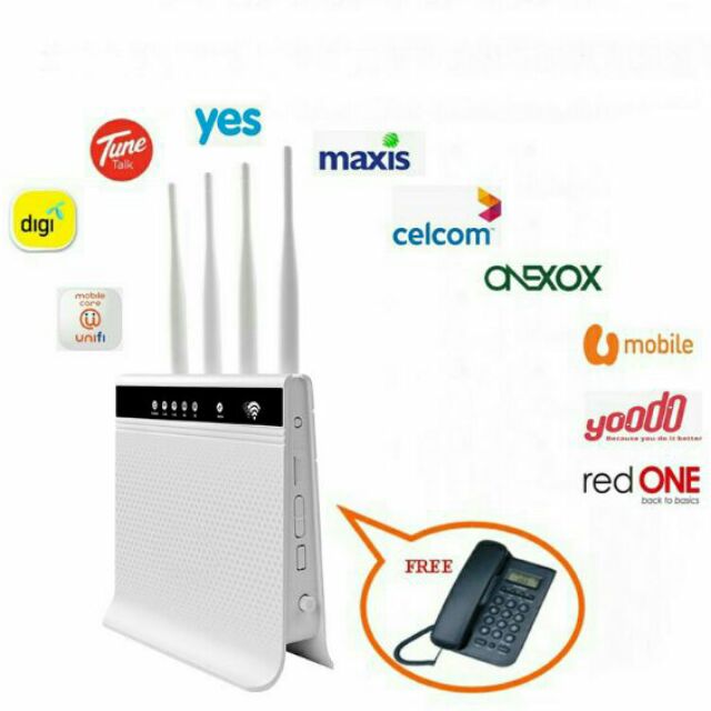 4G LTE Modem Router with VoLTE Shopee Malaysia