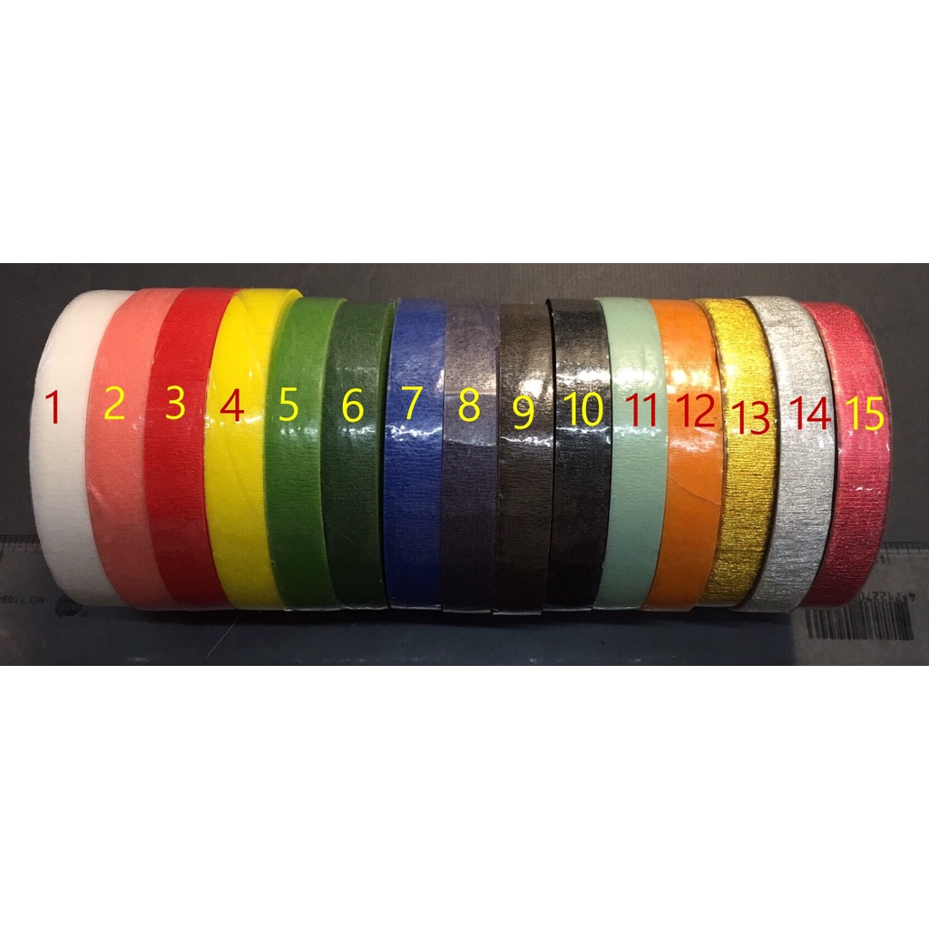 Versatile Premium Haowanjia Creative Store T154 Floral Paper Tape 1.2CM * 30 Yards~Available 15 Colors New: Special C... - Image 2