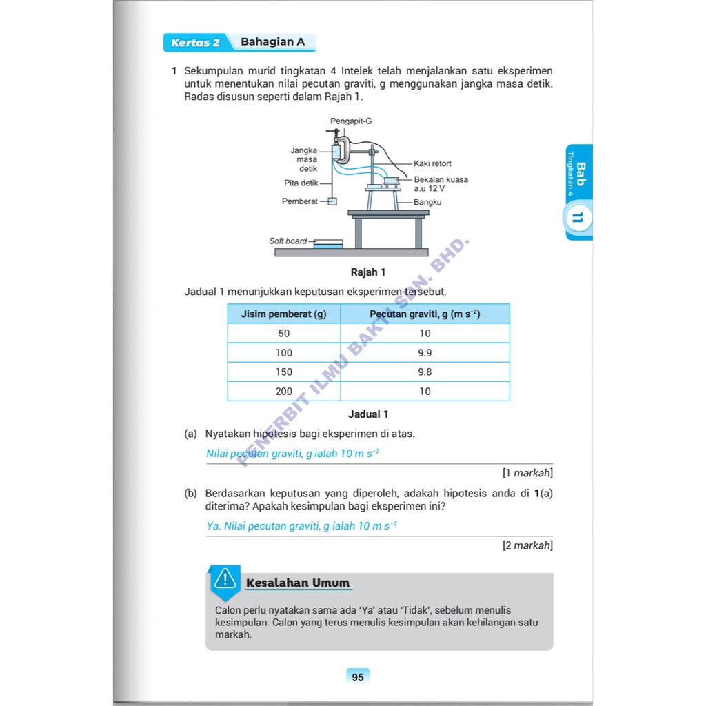 Ilmu Bakti Rujukan Spm Q A Spm Sains Tingkatan 4 5 Kssm 2021 Latest Spm Format 2021 Shopee Malaysia