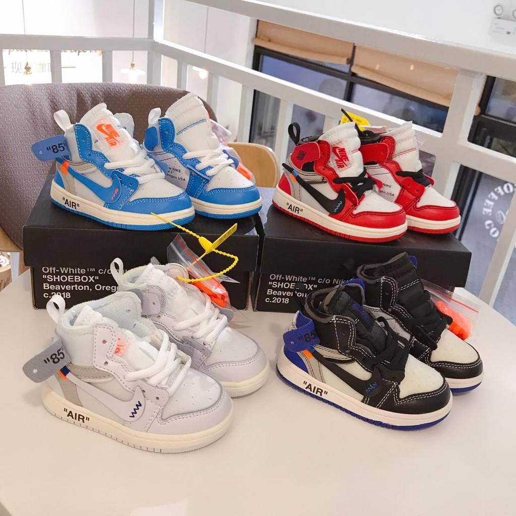kids off white shoes
