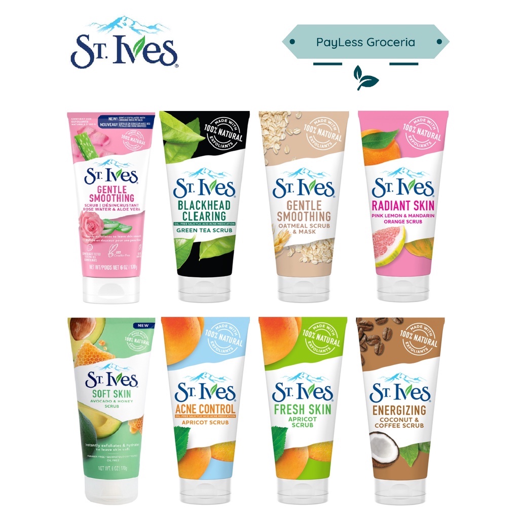 St Ives Original Face Scrub 170g Shopee Malaysia