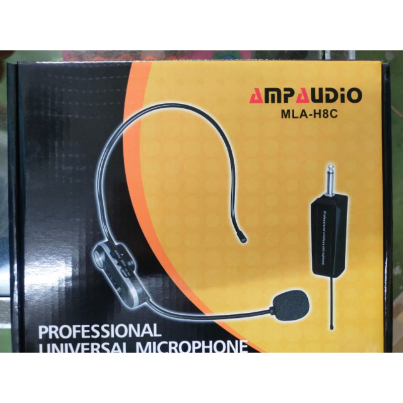 Ampaudio professional universal microphone micwlah8c Shopee Malaysia