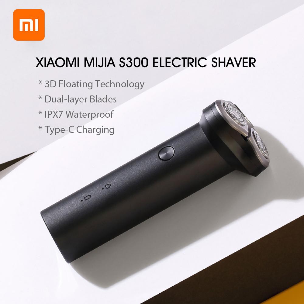 Xiaomi Mijia Electric Shaver S300 Razor 3D floating Face IPX7 Waterproof Type-C Charging Smart Travel Lock Dry & Wet Use