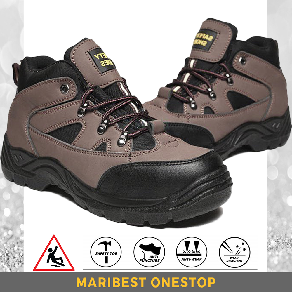 JST-1177 BREATHABLE SAFETY SHOES ANTI-SLIP ANTI-SMASHING ANTI-PIERCING OIL RESISTANT WORK SHOES FOR MEN