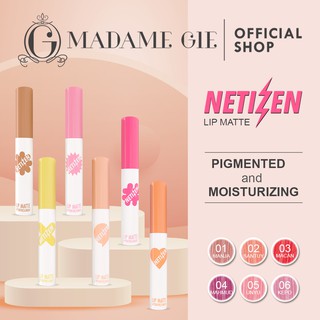 Madame Gie Lip Matte Netizen - Lipstick Make Up | Lip Cream