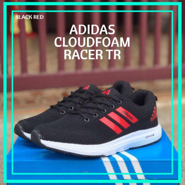 adidas cloudfoam racer tr red