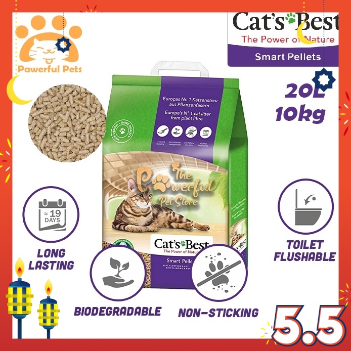 Cat's Best Nature Gold Smart Pellets Soft Clumping & Non Sticking 100