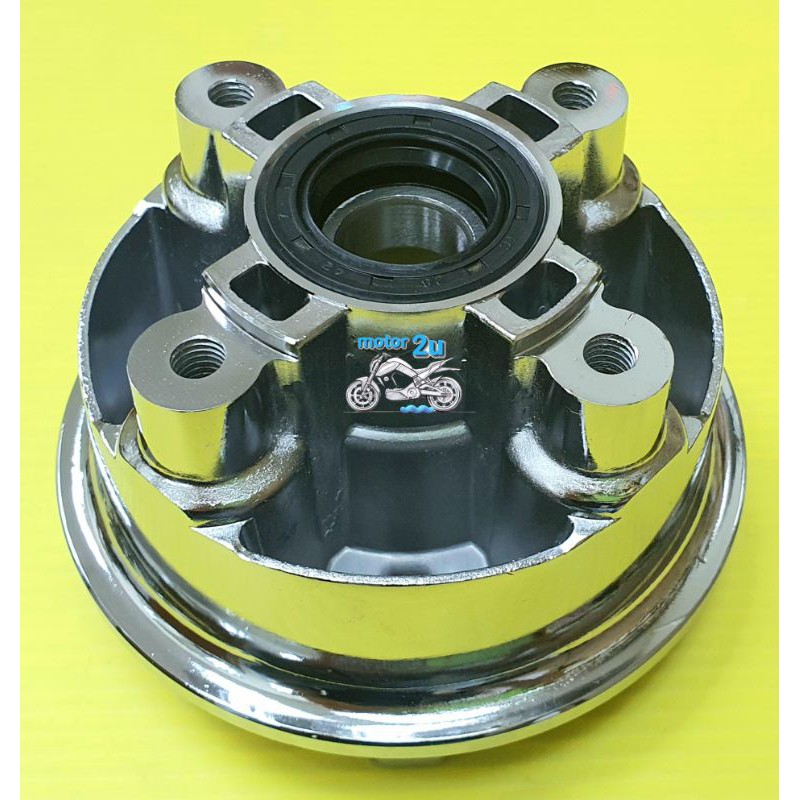 LC135 V2 5S Sprocket Hub CHROME Clutch Hub Complete Set with Oil Seal