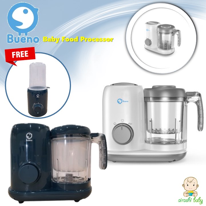 Bueno 4 in 1 Baby Food Processor (Free Warmeronly for Prussian color) Shopee Malaysia