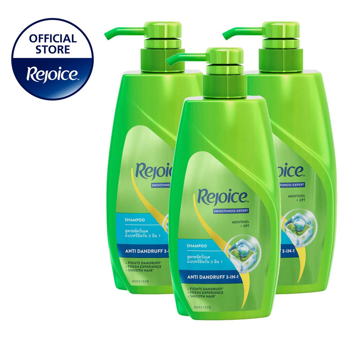 Rejoice Anti Dandruff 3 in 1 Shampoo (600ml) [Bundle of 3] Shopee